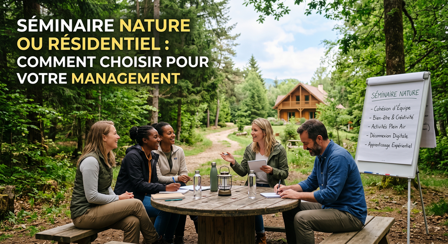 Séminaire nature ou séminaire résidentiel : lequel choisir selon votre stratégie managériale ?