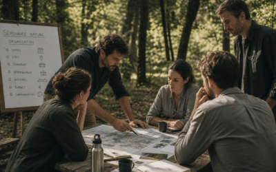 Séminaire nature en entreprise : comment cadrer le budget, le lieu et la logistique sans perdre le sens du travail collectif